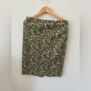 J.Crew Sz 10 women’s Leopard Print Women's Midi pencil Skirt